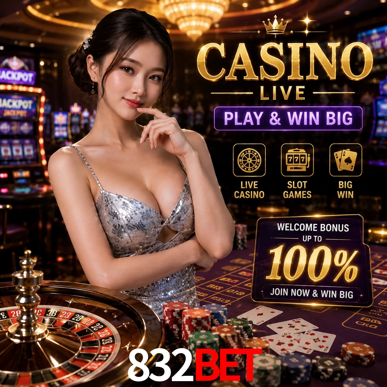 Aplicativo móvel 832Bet para iOS e Android