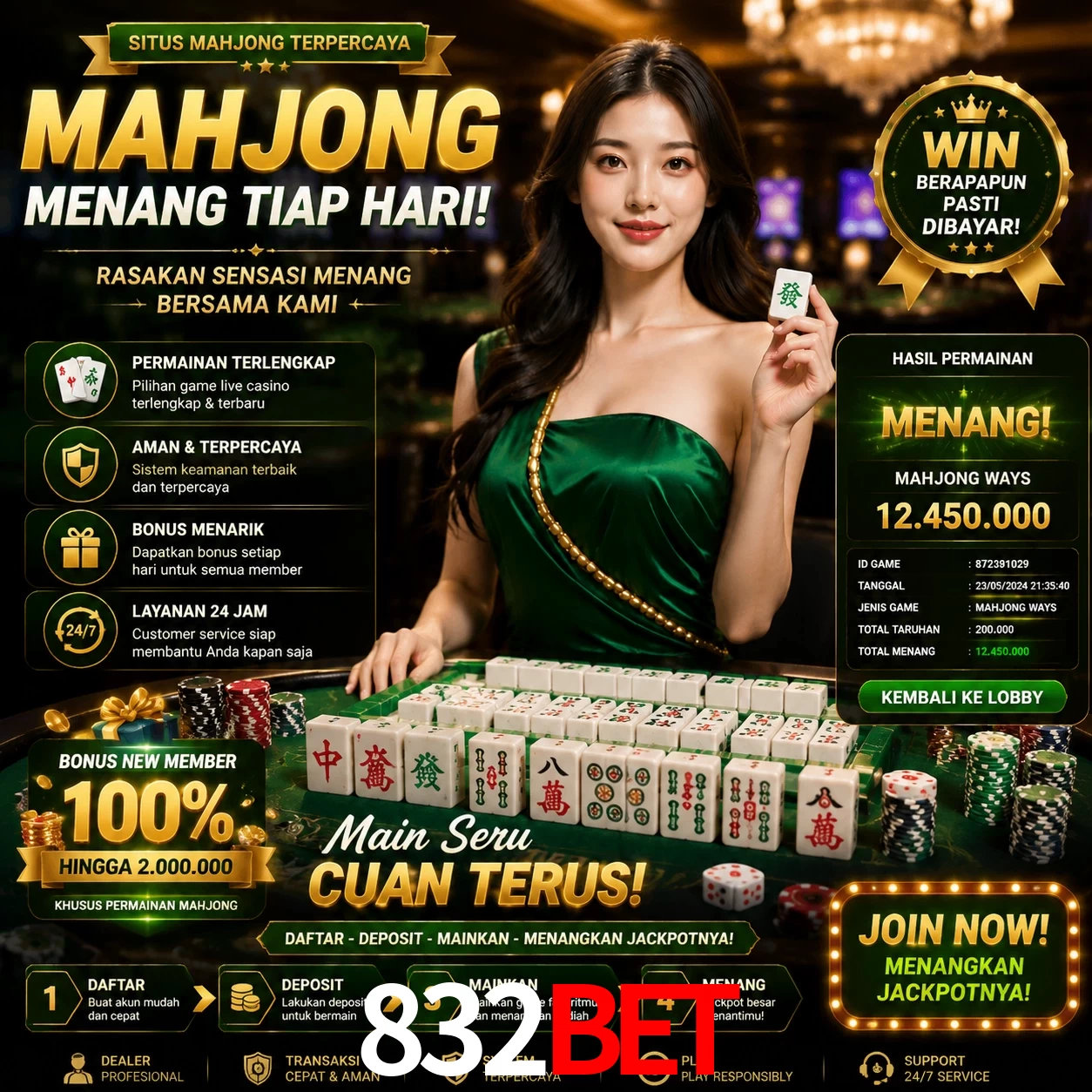 Cashback VIP 832Bet - reembolso semanal